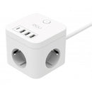 CUBO DCU ENERGYCUBE 3 SCHUKO 3XUSB A + 1XUSB C 20W