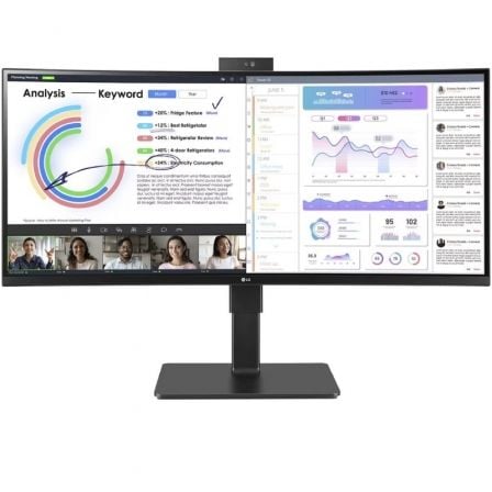 LG 34BQ77QC-B monitor de ecrã 86,4 cm (34") 3440 x 1440 pixels U