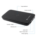 CoolBox COO-PB10KW-BK1 power bank 10000 mAh Carregamento wireless