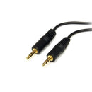StarTech.com 6ft 3.5mm cabo de áudio 1,8 m Preto