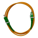 CORDÃO DE FIBRA ÓPTICA SC/APC MONOMODO (SM) LSFH DE INTERIOR, 2 M