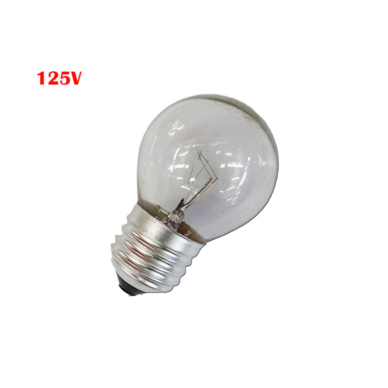 LÂMPADA INCANDESCENTE ESFÉRICA TRANSPARENTE 60W E27 125V (SOMENTE