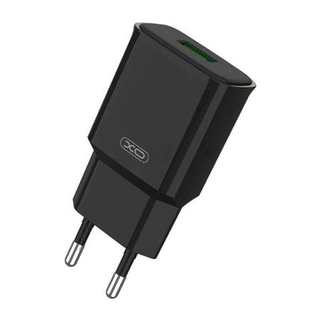 CARREGADOR DE PAREDE XO 1X USB 18W QC 3.0 (PRETO)