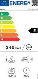 MÁQUINA DE SECAR ROUPA CANDY ROEH9A2TE 9KG WIFI-BT