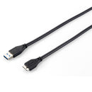 CABO EQUIP USB 3.0 CABLE A/M PARA MICRO B PRETO - 128397