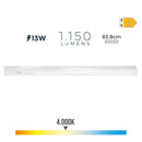 ARMADURA ELETRÓNICA LED 13W 1150LM 4000K LUZ DIA 83.8X2.2X3.6CM E