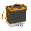 BOLSA TÉRMICA DE 10 LITROS, ESTILO SACOLA, DESIGN EM JEANS CINZA