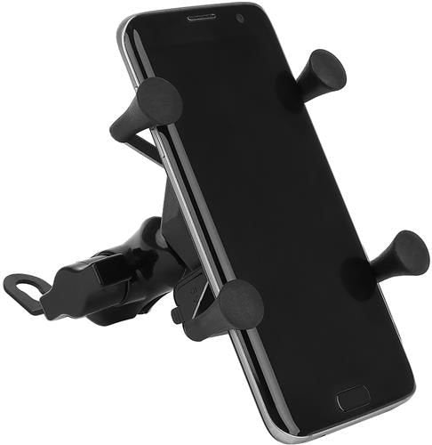 SUPORTE UNIVERSAL DE TELEMÓVEL P/ MOTO E BICICLETA C/ CARREGADOR