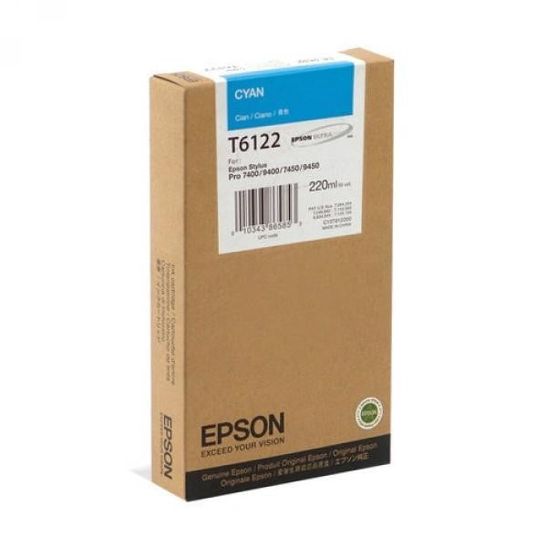 TINTEIRO EPSON T6122 AZUL