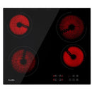 PLACA VITROCERMICA FLAMA 9036FL( VITROCERÂMICA  - 4 Z  - 6000 W )