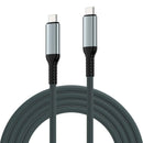 USB 4 GEN3 TYPE-C CABLE, TYPE C TO C MM, AWG24, PD 240W, DATA 40G