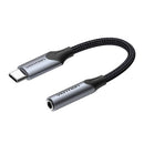 CONVERSOR USB TIPO-C VENTION BGJHA USB TIPO-C MACHO - JACK 3.5 HE