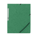 CAPA COM ELÁSTICOS KF02167 CARTÃO VERDE COM ABAS DIN A4 Q-CONNECT
