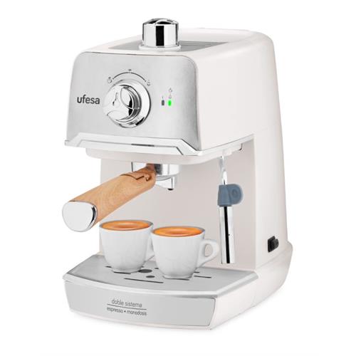 UFESA MAQUINA CAFE 850W CREAM