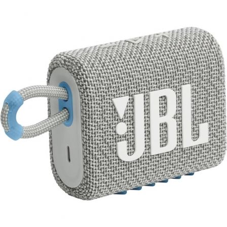 ALTAVOZ CON BLUETOOTH JBL GO 3 ECO 4.2W 1.0 BLANCO