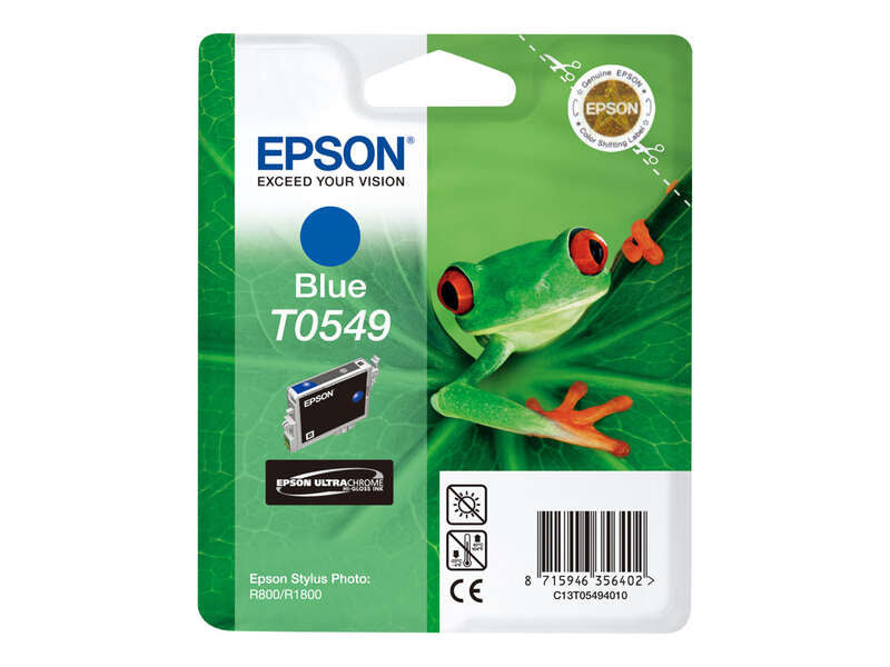 TINTEIRO EPSON PHOTO R800 AZULESCURO - C13T05494010