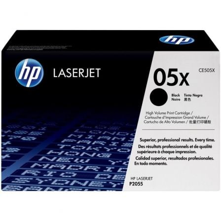 HP Toner LaserJet Original 05X Preto de elevado rendimento