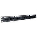 PATCH PANEL PHASAK PU 2956 24 PUERTOS CAT.6 ALTURA 1U