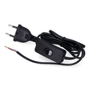 CABO PLANO COM INTERRUPTOR 3A 1,5M 2X0,75MM PRETO EDM