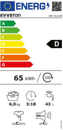 MÁQUINA DE LAVAR ROUPA INFINITON WMD61DPE 6KG