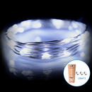 LUZES DE CORDAS DE FIO DE COBRE DE CÉLULA DE MOEDAS, BRANCO FRIO,