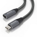 AISENS A107-0636 cabo USB 2 m USB 3.2 Gen 2x2 USB C Cinzento