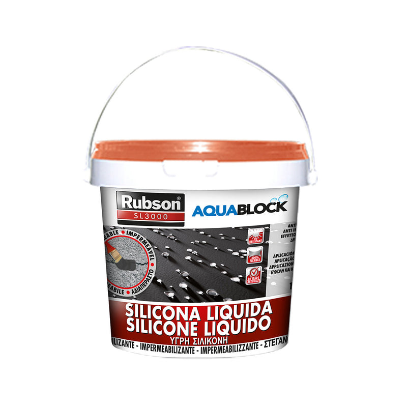 RUBSON SILICONE LIQUIDO AQUABLOCK 1KG TELHA 1894877