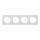 ESTRUTURA HORIZONTAL PARA 4 ELEMENTOS BRANCO 296X81X10MM SÉRIE EU