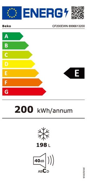 CONGELADOR BEKO CF200EWN H 845X915