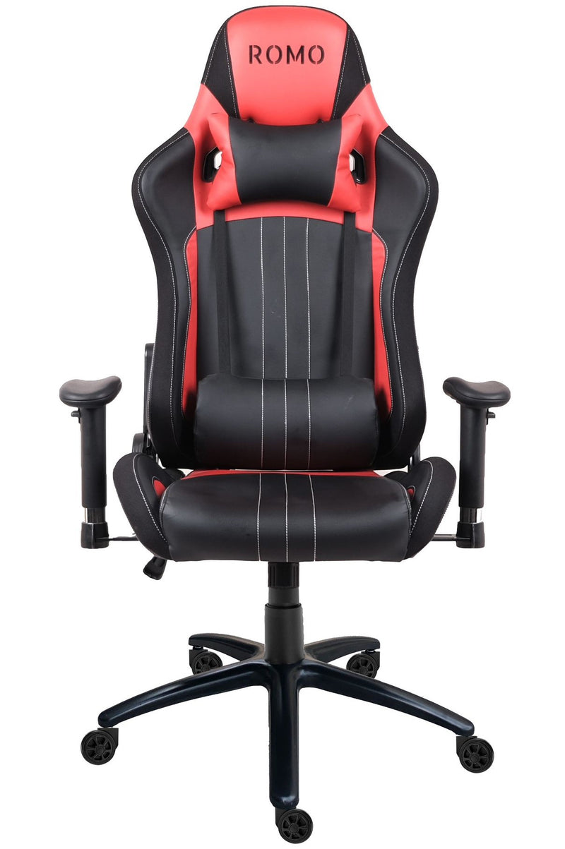 SILLA GAMING ROMO MURADING ROJA BASE ACERO