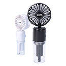 MINI VENTILADOR SPRAY, RECARREGÁVEL ABS, TRÊS VELOCIDADES, CORES