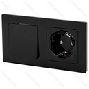 1 SOQUETE SCHUKO + 1 INTERRUPTOR INTERRUPTOR 2 DIREÇÃO S