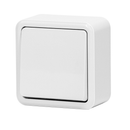 INTERRUPTOR ALEMÃO MONODIRECIONAL MONTADO NA SUPERFÍCIE BRANCO