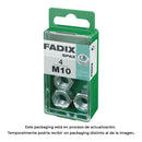 CAIXA S 4 UNID. PORCA ZINCO M 10 FADIX