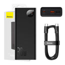 POWERBANK BASEUS ADAMAN METAL. 20000MAH. 30W PRETO