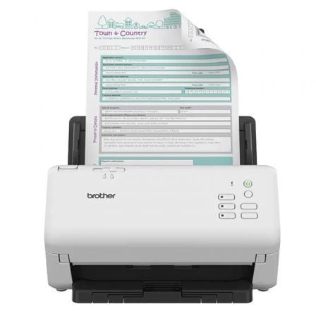 Brother ADS-4300N Scanner ADF 600 x 600 DPI A4 Preto, Branco