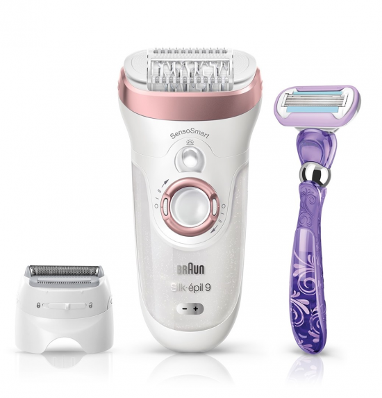 Braun Silk-épil 9 9-870 depiladora de arranque 40 pinças Rosa, Br