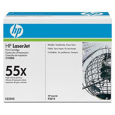 HP Toner LaserJet Original 55X Preto de elevado rendimento