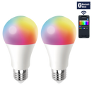 CONECTIVIDADE BLUETOOTH A60 E27 12W 2-PACK + CAIXA DE JANELA DE C