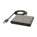 StarTech.com Adaptador USB 3.0 para 4x HDMI - Placa gráfica exter
