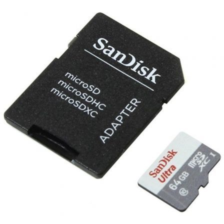 MICRO SD SANDISK 64GB ULTRA MICROSDHC 100MBS CLASS 10 UHS-I