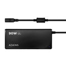 AISENS ASLC-90WAUTO-BK adaptador e transformador Interior 90 W Pr