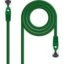 CABLE DE RED RJ45 SSTP NANOCABLE 10.20.2000-GR CAT.8.1 50CM VERDE