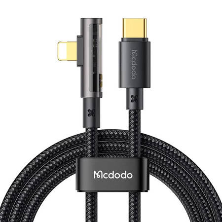 USB-C TO LIGHTNING PRISM 90 DEGREE CABLE MCDODO CA-3391, 1.8M (BL