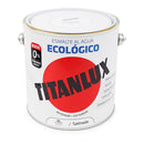 ESMALTE ECOLÓGICO À BASE DE ÁGUA ACETINADO BRANCO 2,5L TITANLUX 0