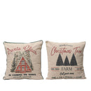 ALMOFADA COM ESTAMPADO DE NATAL, 2 MODELOS, 45X10X45CM. BASICS