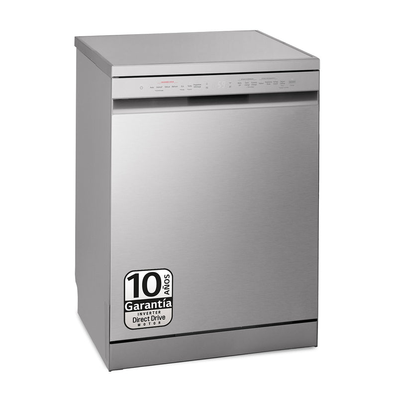 MÁQUINA DE LAVAR LOUÇA INTEGRÁVEL 14 CONJUNTOS LG DF243FVS INOX