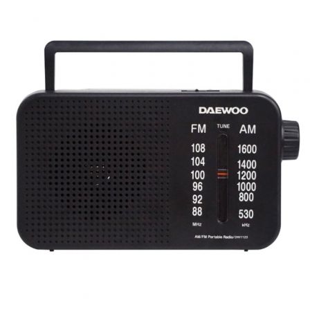 RADIO PORTÁTIL DAEWOO DW1123 NEGRA