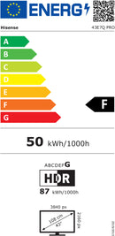 QLED HISENSE - 43E7Q PRO
