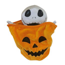 FIGURA DECORATIVA DE HALLOWEEN 23CM COM SOM, MOVIMENTO E LUZ.